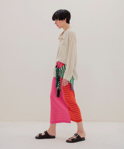 DRESSLAVE(ドレスレイブ)の「classic decine blouse(クラシックデシンブラウス)(シャツ/ブラウス・レディース・ブラック/ホワイト・38)」の11枚目の写真