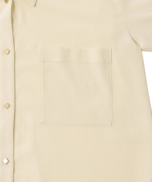 DRESSLAVE(ドレスレイブ)の「classic decine blouse(クラシックデシンブラウス)(シャツ/ブラウス・レディース・ブラック/ホワイト・38)」の14枚目の写真