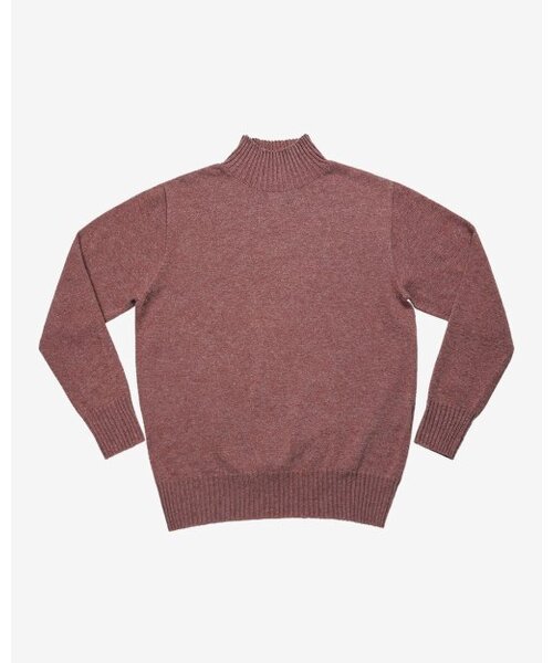 sortie(ソルティ)の「Whole Garment Mock-neck (Red)(ニット/セーター・メンズ・その他・LARGE/MEDIUM)」の1枚目の写真