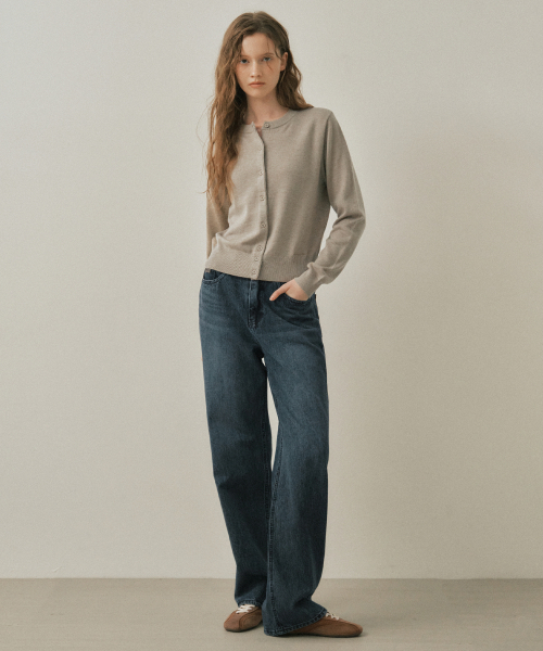 WEDNESDAYOASISFORWOMEN(ウェンズデー オアシス フォー ウーマン)の「セレンウールブレンドニットカーディガン_BEIGE(WC25-KN66)(カーディガン/ボレロ・レディース・ベージュ・FREE)」の3枚目の写真