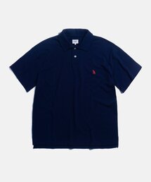ESPIONAGE（エスピオナジ）の「Over Pique Polo Shirt Navy（ポロシャツ）」