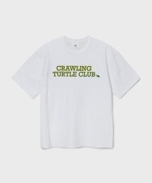 ギガクルレタリング半袖Tシャツ_ホワイト