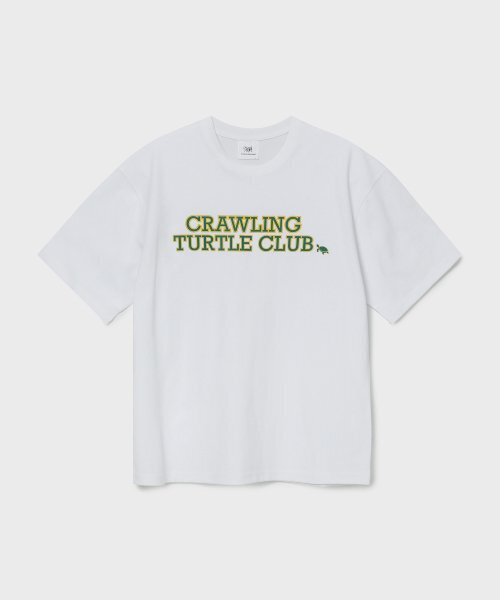SLOW RECORD HOUSE(スローレコードハウス)の「ギガクルレタリング半袖Tシャツ_ホワイト(Tシャツ/カットソー・レディース・その他・LARGE/MEDIUM/SMALL)」の2枚目の写真