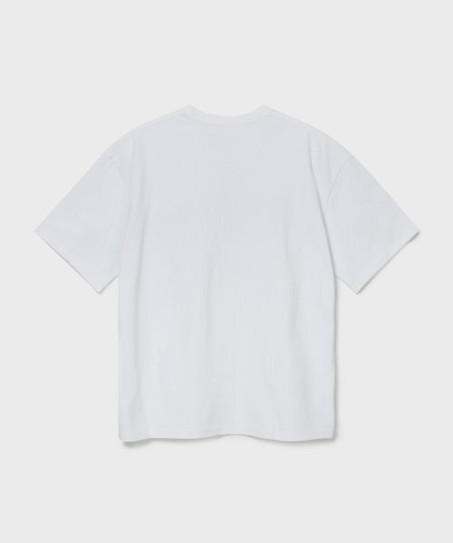 SLOW RECORD HOUSE(スローレコードハウス)の「ギガクルレタリング半袖Tシャツ_ホワイト(Tシャツ/カットソー・レディース・その他・LARGE/MEDIUM/SMALL)」の3枚目の写真
