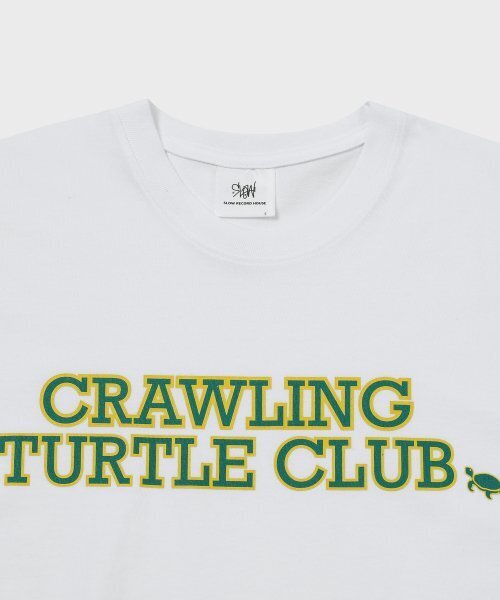 SLOW RECORD HOUSE(スローレコードハウス)の「ギガクルレタリング半袖Tシャツ_ホワイト(Tシャツ/カットソー・レディース・その他・LARGE/MEDIUM/SMALL)」の4枚目の写真