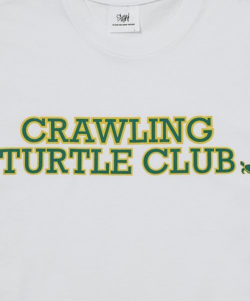 SLOW RECORD HOUSE(スローレコードハウス)の「ギガクルレタリング半袖Tシャツ_ホワイト(Tシャツ/カットソー・レディース・その他・LARGE/MEDIUM/SMALL)」の5枚目の写真