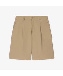 WORK ON BODY OFF（ワークオンボディオフ）の「ニトンワンタックベーシックコットンショーツ[ベージュ]（その他パンツ）」