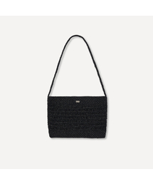 HOWUS（ホワス）の「NOAH KNIT SHOULDER BAG (BLACK)（ショルダーバッグ）」