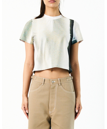 Curtain CROP T-SHIRTS (Ivory)