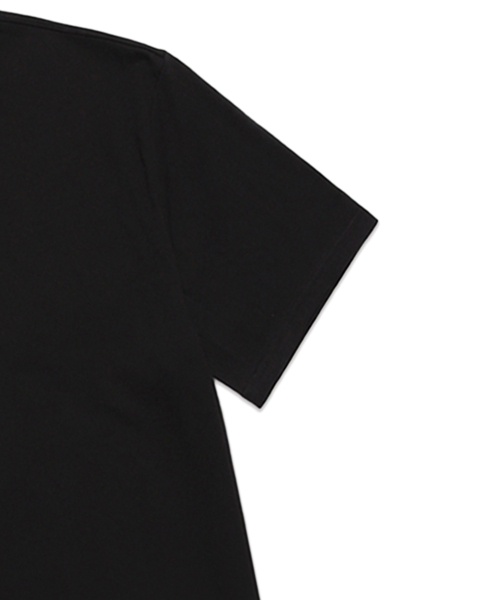 VANNWORKS（バンワークス）の「ベーシックロゴオーバーサイズ半袖Tシャツ (VS0104) ブラック/オレンジ（Tシャツ/カットソー・レディース・その他・XX-LARGE/LARGE/SMALL/X-LARGE/MEDIUM）」の4枚目の写真