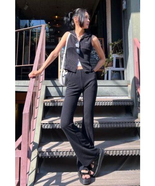 FDR（エフディーアール）の「Law Guage Rib Zip Up Sleeveless Black（ベスト・レディース・その他・FREE）」の12枚目の写真