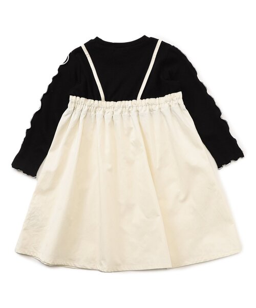 Seraph（セラフ）の「ドッキングリボンワンピース_ジュニア対応（ワンピース・キッズ・チェック/インディゴブルー/オフホワイト・80/90/100/110/120/130/140）」の13枚目の写真