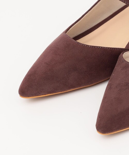 quaranciel(カランシエル)の「quaranciel: ポインテッド スリングバック フラット パンプス(パンプス・レディース・ピンク/シルバー/ブラウン・45/35/25)」の10枚目の写真