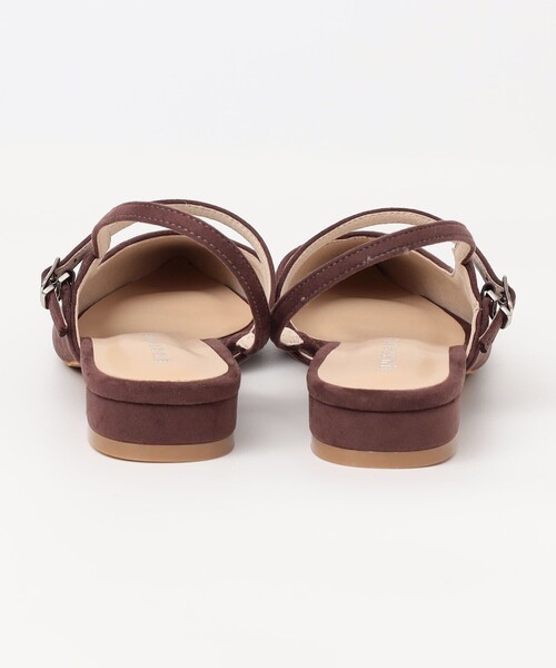 quaranciel(カランシエル)の「quaranciel: ポインテッド スリングバック フラット パンプス(パンプス・レディース・ピンク/シルバー/ブラウン・45/35/25)」の12枚目の写真