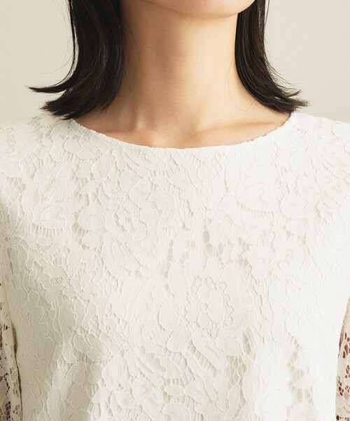 INDIVI（インディヴィ）の「【洗える／セレモニー】フラワーレースブラウス（シャツ/ブラウス・レディース・グレー/オフホワイト・19/15 /13/05/38/34）」の15枚目の写真