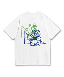 MONOPATIN（モノパティン）の「night light snow-E quarter pipe scotchlite t shirt - WTBL（Tシャツ/カットソー）」