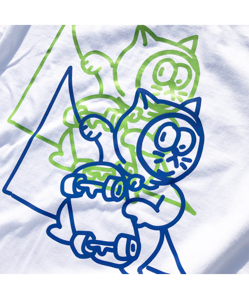 MONOPATIN（モノパティン）の「night light snow-E quarter pipe scotchlite t shirt - WTBL（Tシャツ/カットソー・レディース・その他・LARGE/MEDIUM）」の4枚目の写真