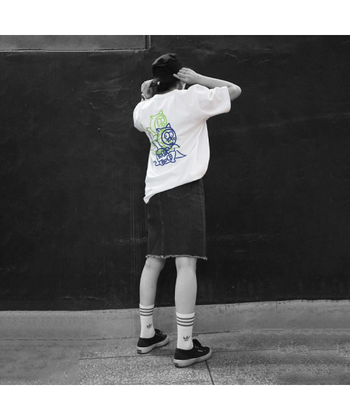 MONOPATIN（モノパティン）の「night light snow-E quarter pipe scotchlite t shirt - WTBL（Tシャツ/カットソー・レディース・その他・LARGE/MEDIUM）」の5枚目の写真