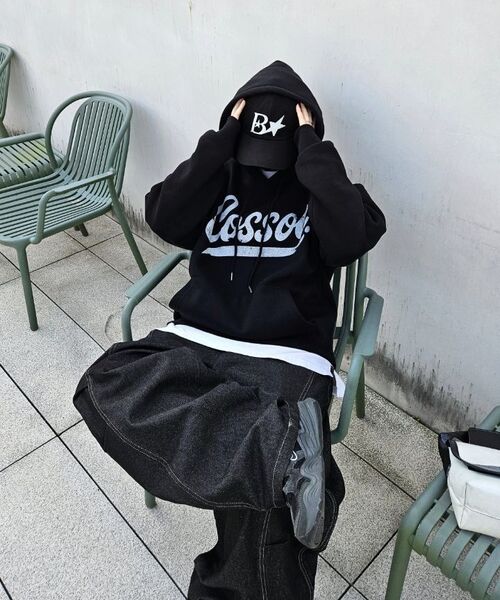 COSO（コソ）の「CCエッセンシャルフードパーカー(ブラック)（パーカー・レディース・その他・MEDIUM/LARGE）」の14枚目の写真