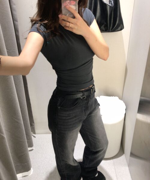 COSO（コソ）の「CCエッセンシャルフードパーカー(ブラック)（パーカー・レディース・その他・MEDIUM/LARGE）」の2枚目の写真