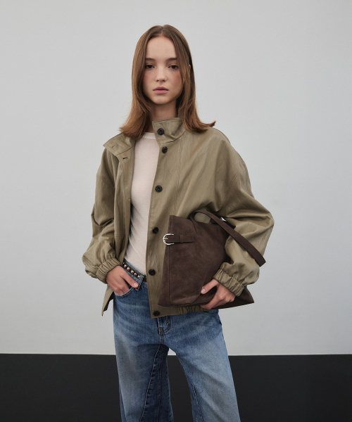 CHRISTINE PROJECT(クリスティンプロジェクト)の「DOUBLE BELT SHOULDER MEDIUM(WARM CHOCO)(ショルダーバッグ・レディース・その他・FREE)」の2枚目の写真