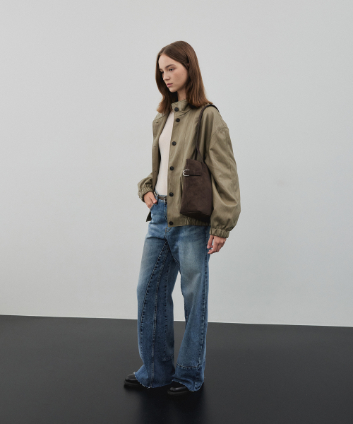 CHRISTINE PROJECT(クリスティンプロジェクト)の「DOUBLE BELT SHOULDER MEDIUM(WARM CHOCO)(ショルダーバッグ・レディース・その他・FREE)」の5枚目の写真