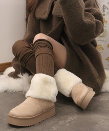 Dedes | Dedes 厚底 ファーカバーブーツ(ブーツ)