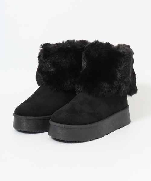 Dedes(デデス)の「Dedes 厚底 ファーカバーブーツ(ブーツ・レディース・ベージュ/ブラウン/ブラック・42/40/36/34/38/44)」の15枚目の写真