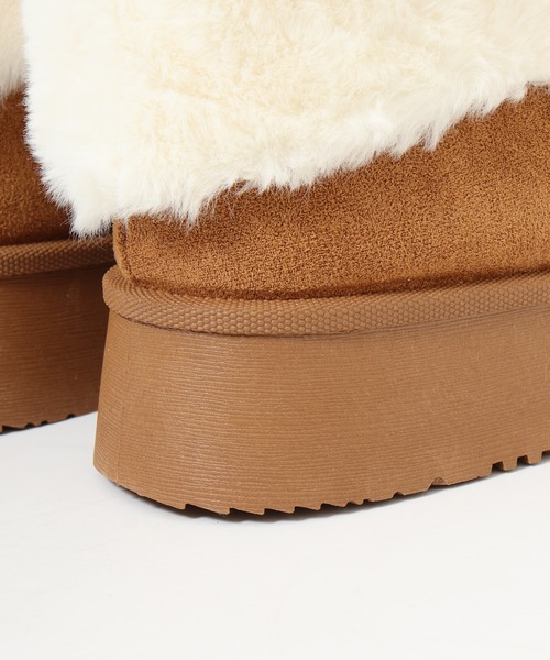Dedes(デデス)の「Dedes 厚底 ファーカバーブーツ(ブーツ・レディース・ベージュ/ブラウン/ブラック・42/40/36/34/38/44)」の20枚目の写真