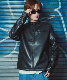 improves（インプローブス）の「合成皮革 シングルライダースジャケット（ライダースジャケット）」