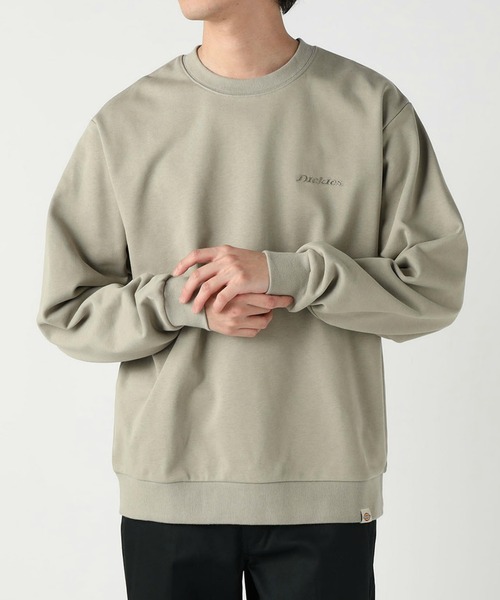 Dickies(ディッキーズ)の「エンブレム クルースウェット(スウェット・メンズ・ブラック/ヘザーグレー/ネイビー/ベージュ・MEDIUM/LARGE/X-LARGE)」の3枚目の写真