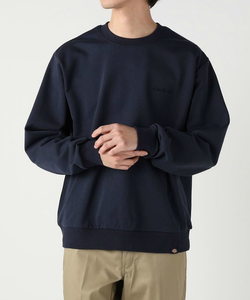 Dickies(ディッキーズ)の「エンブレム クルースウェット(スウェット・メンズ・ブラック/ヘザーグレー/ネイビー/ベージュ・MEDIUM/LARGE/X-LARGE)」の4枚目の写真