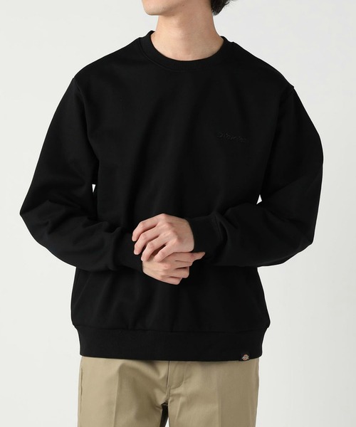Dickies(ディッキーズ)の「エンブレム クルースウェット(スウェット・メンズ・ブラック/ヘザーグレー/ネイビー/ベージュ・MEDIUM/LARGE/X-LARGE)」の1枚目の写真