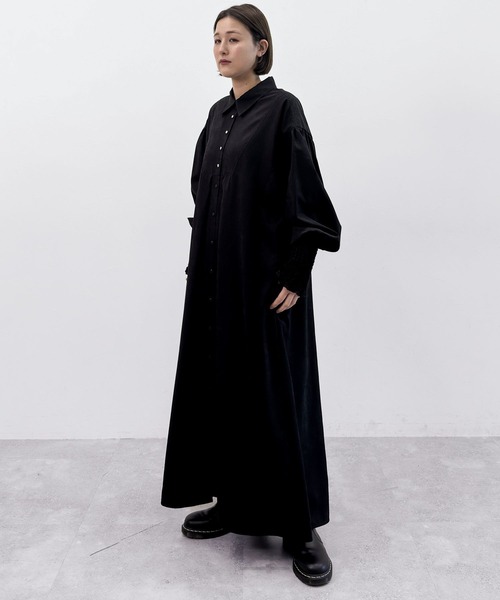 MODE NORM CORE] マトンスリーブマキシワンピース（ワンピース）｜niko