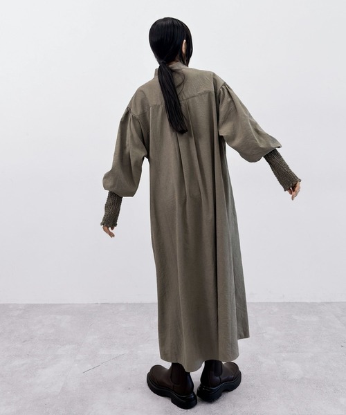 MODE NORM CORE] マトンスリーブマキシワンピース（ワンピース）｜niko