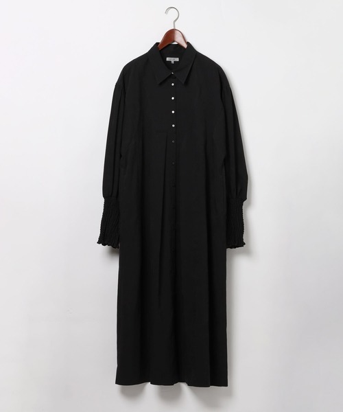 niko and...（ニコアンド）の「[MODE NORM CORE] マトンスリーブマキシワンピース（ワンピース・レディース・モカ/チャコール/ブラック・LARGE/MEDIUM）」の6枚目の写真