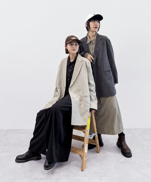 niko and...（ニコアンド）の「[MODE NORM CORE] マトンスリーブマキシワンピース（ワンピース・レディース・モカ/チャコール/ブラック・LARGE/MEDIUM）」の20枚目の写真