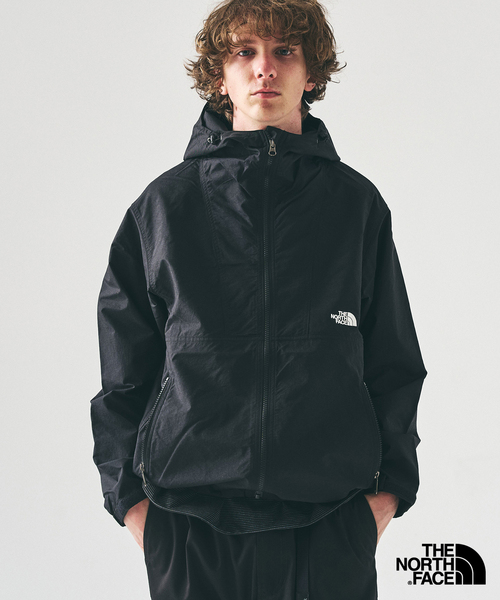 THE NORTH FACE（ザノースフェイス）の「THE NORTH FACE / ザ ノースフェイス Compact Jacket（マウンテンパーカー・メンズ・ブラック/アイボリー・X-LARGE/LARGE/MEDIUM/SMALL）」の2枚目の写真