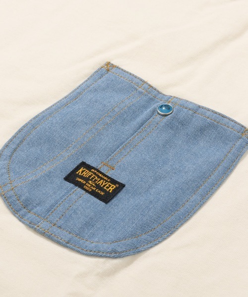 KRIFF MAYER Lady's Collection(クリフメイヤーレディースコレクション)の「【綿100%】やわらかヘビー天竺デニムポケットワンピ(ワンピース・レディース・チャコール/グレー/ナチュラル・LARGE/MEDIUM)」の10枚目の写真