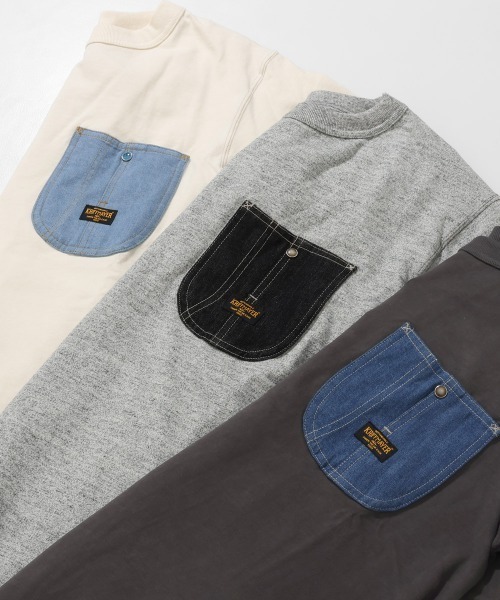 KRIFF MAYER Lady's Collection(クリフメイヤーレディースコレクション)の「【綿100%】やわらかヘビー天竺デニムポケットワンピ(ワンピース・レディース・チャコール/グレー/ナチュラル・LARGE/MEDIUM)」の16枚目の写真