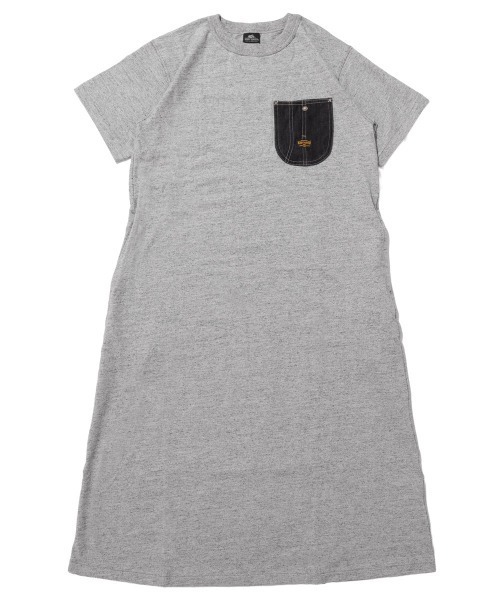 KRIFF MAYER Lady's Collection(クリフメイヤーレディースコレクション)の「【綿100%】やわらかヘビー天竺デニムポケットワンピ(ワンピース・レディース・チャコール/グレー/ナチュラル・LARGE/MEDIUM)」の21枚目の写真