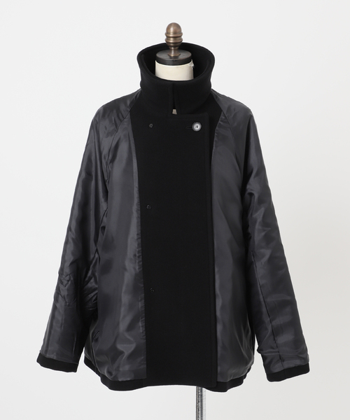 Spick & Span（スピックアンドスパン）の「《追加3》S160スタンドカラーショートコート（その他アウター・レディース・ベージュ/ブラック・34/38/36）」の20枚目の写真