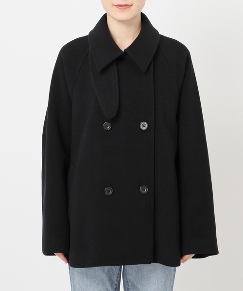 Spick & Span（スピックアンドスパン）の「《追加3》S160スタンドカラーショートコート（その他アウター・レディース・ベージュ/ブラック・34/38/36）」の10枚目の写真