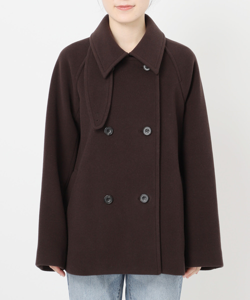 Spick & Span（スピックアンドスパン）の「《追加3》S160スタンドカラーショートコート（その他アウター・レディース・ベージュ/ブラック・34/38/36）」の13枚目の写真