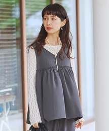 studio CLIP | 【WEB限定】袖フレアレースプルオーバー《オケージョン2026SS》(Tシャツ/カットソー)
