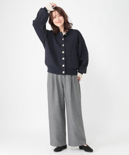 studio CLIP(スタディオクリップ)の「【WEB限定】袖フレアレースプルオーバー《オケージョン2026SS》(Tシャツ/カットソー・レディース・オフホワイト/ブラック・FREE)」の17枚目の写真