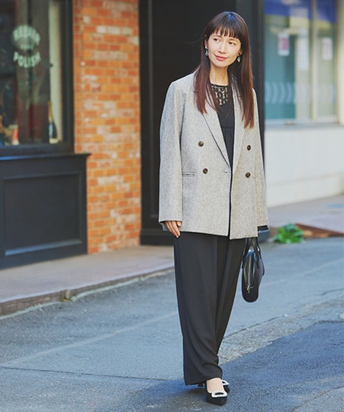 studio CLIP(スタディオクリップ)の「【WEB限定】袖フレアレースプルオーバー《オケージョン2026SS》(Tシャツ/カットソー・レディース・オフホワイト/ブラック・FREE)」の19枚目の写真