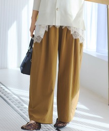 Elura | アイロンいらずワイドパンツ/634738(その他パンツ)