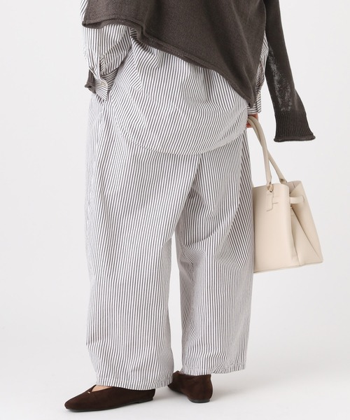 Elura（エルーラ）の「アイロンいらずワイドパンツ/634738（その他パンツ・レディース・ダークブラウン/ブラウン/ライトブルー/ライトピンク/キャメル・FREE）」の13枚目の写真