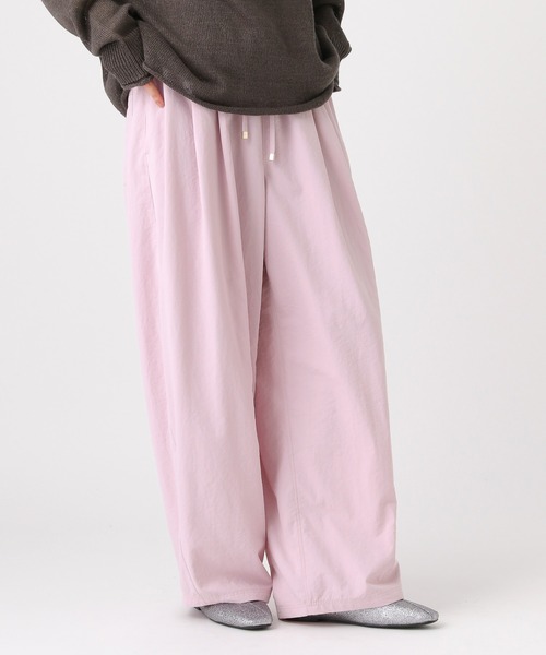 Elura（エルーラ）の「アイロンいらずワイドパンツ/634738（その他パンツ・レディース・ダークブラウン/ブラウン/ライトブルー/ライトピンク/キャメル・FREE）」の8枚目の写真